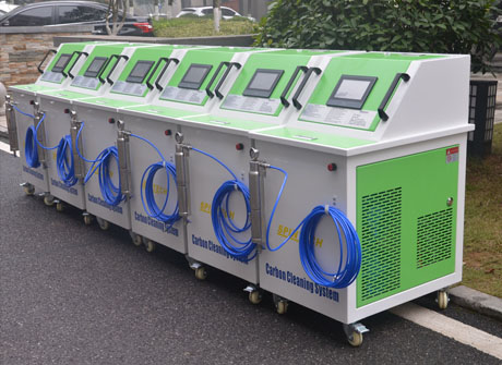 engine carbon cleaning machine shipping to South Korea